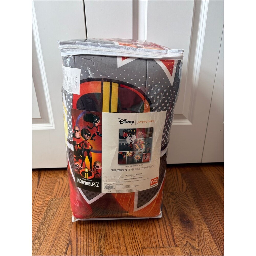 Jumping Beans Disney Incredibles 2 Full/Queen Reversible Comforter New